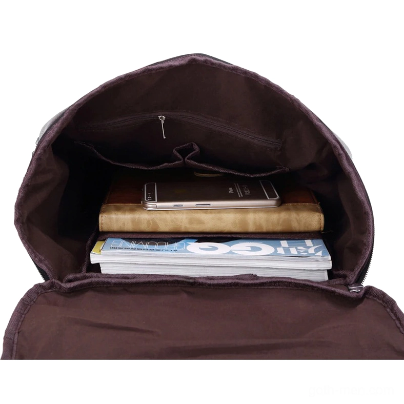 Darkwave backpack interior compartments showing zipper pockets and slot storage for essentials and valuables