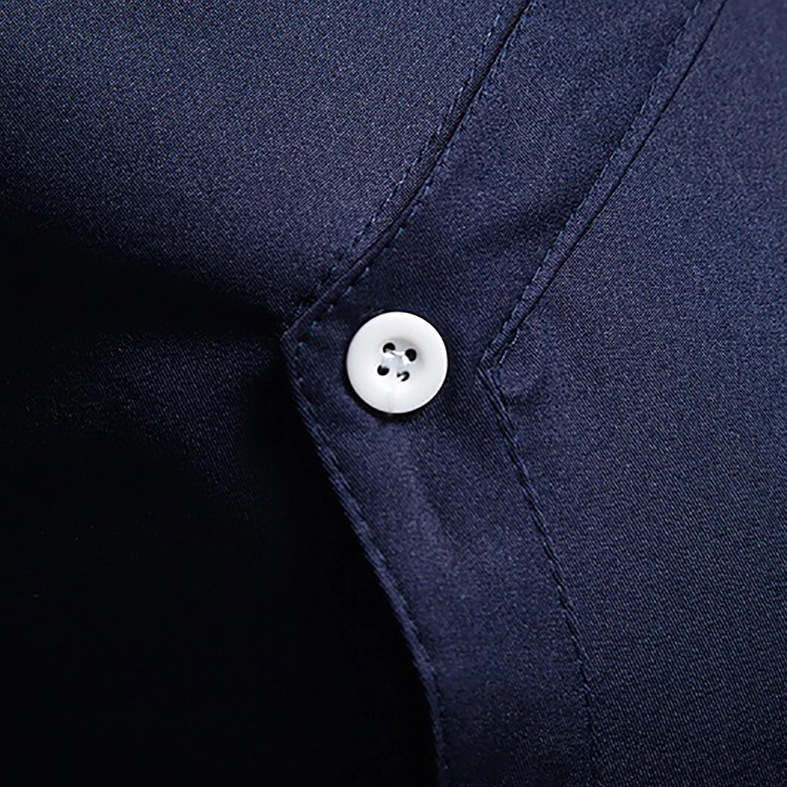 Gothic asymmetric shirt full front flat view displaying embroidered elements