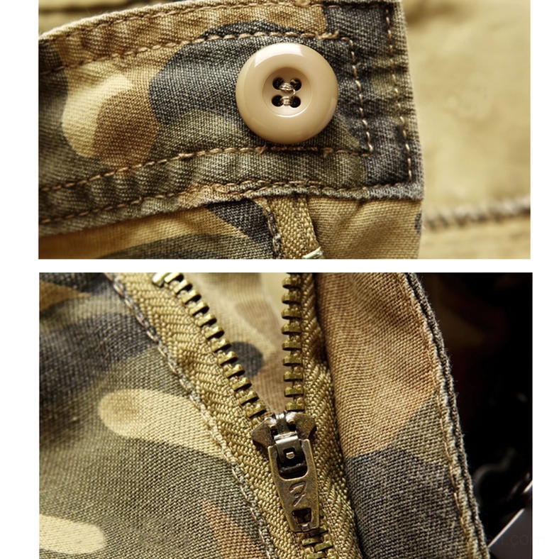 Multiple color variant gothic military cargo pants comparison - black army green khaki camouflage options
