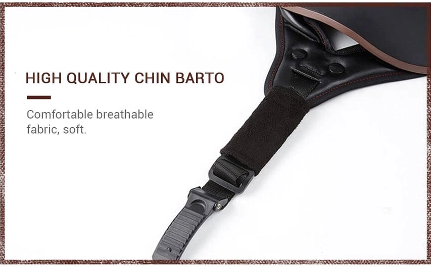 Black gothic motorcycle helmet quick-release safety buckle in red with durable breathable webbing strap for secure fastening