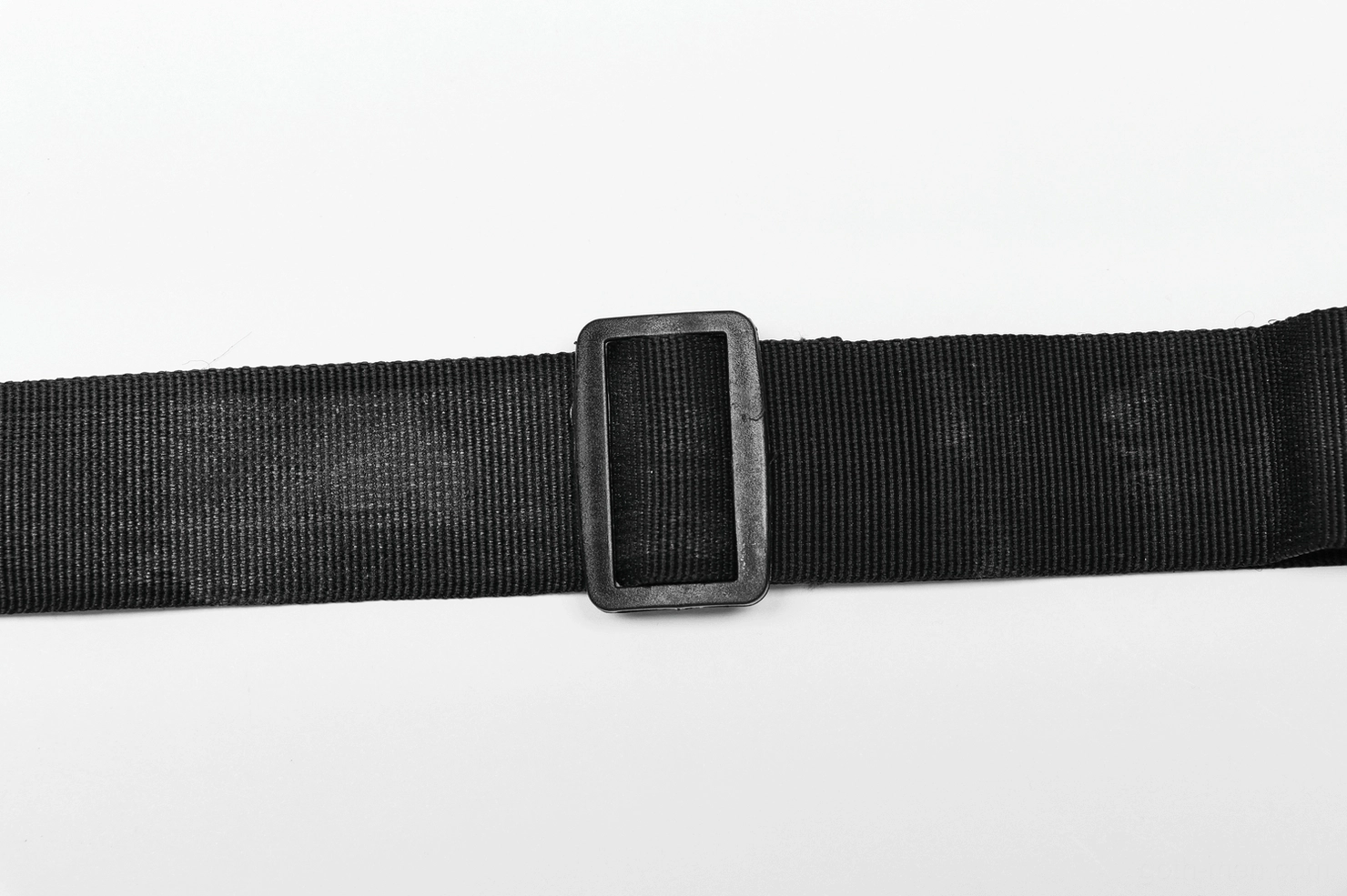 Black gothic tactical waist bag complete product overview showing asymmetrical silhouette, multiple pockets, and rivet placement