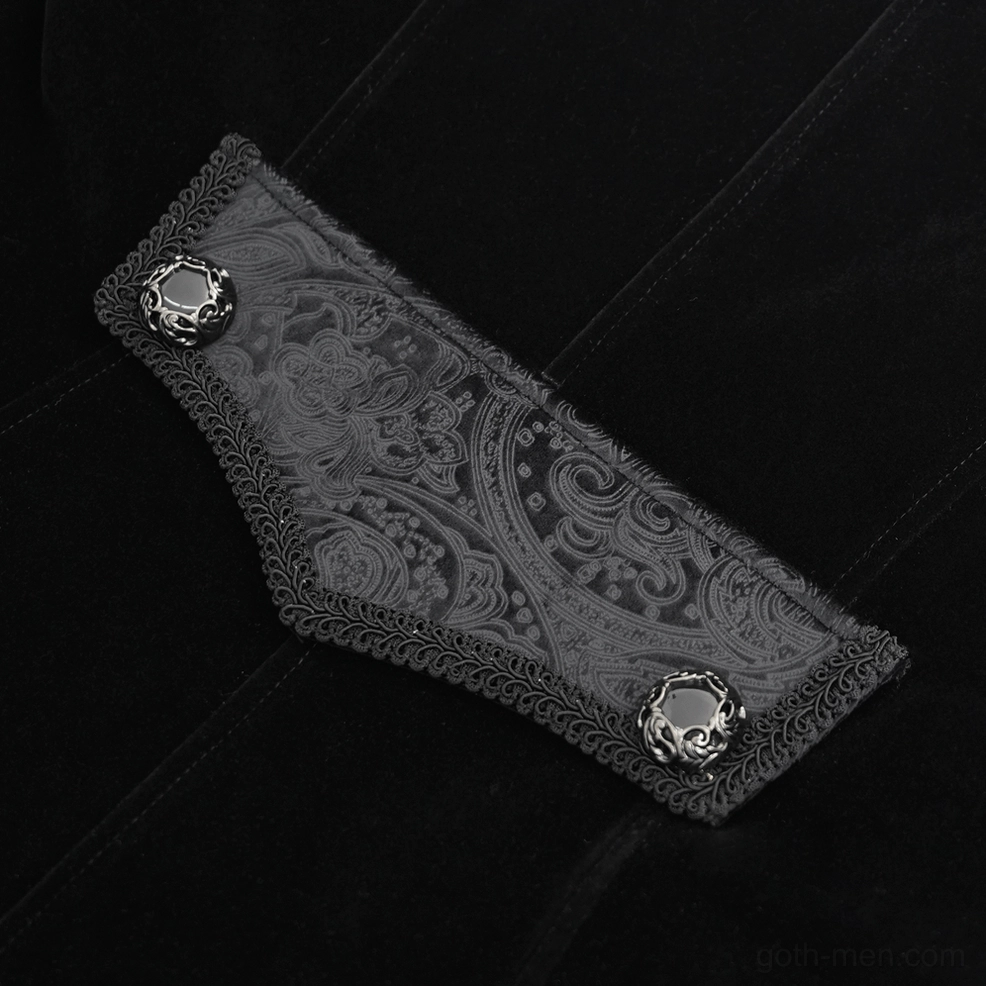 Measurement guide and how-to instruction for properly measuring Gothic tailcoat for accurate size selection