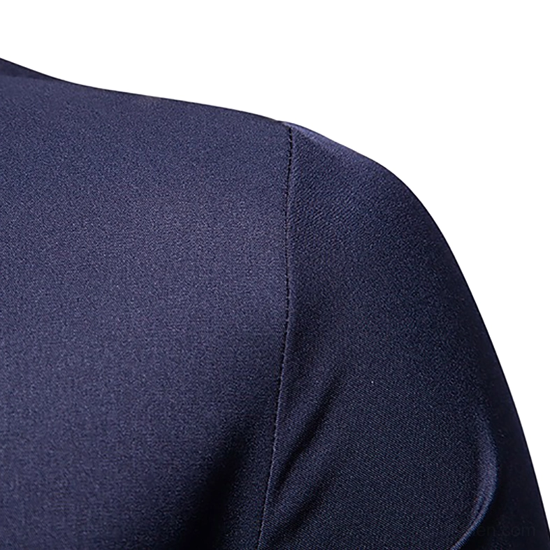 Men's gothic shirt collar embroidery close-up showing craftsmanship detail