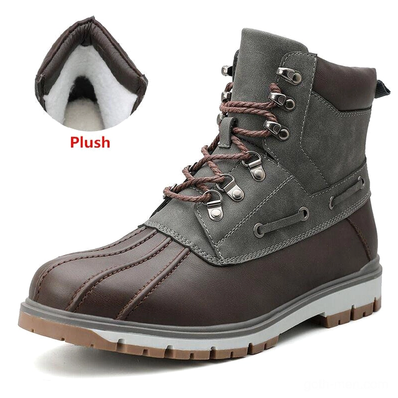 White plush thermal lining close-up interior view gothic waterproof boots comfort insulation